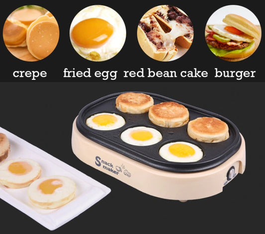 Electric Mini Bread Pie Egg Pancake Maker