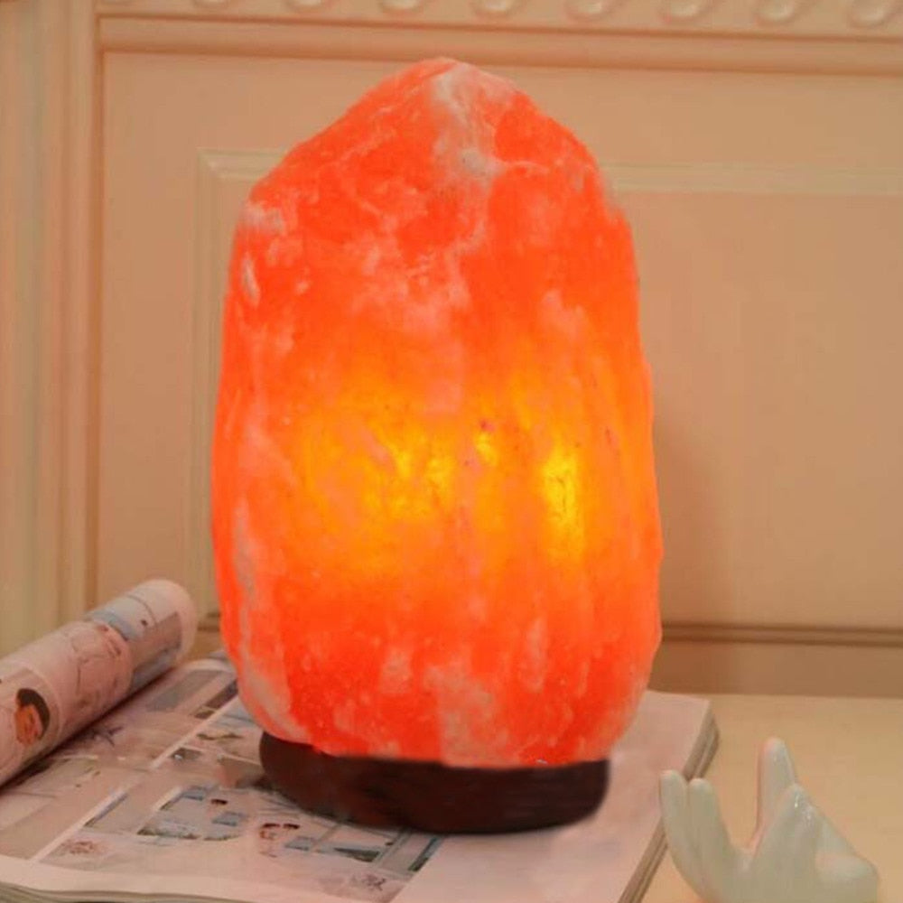 Himalayan Crystal Salt Lamp Natural Bedside Lighting (1pcs)