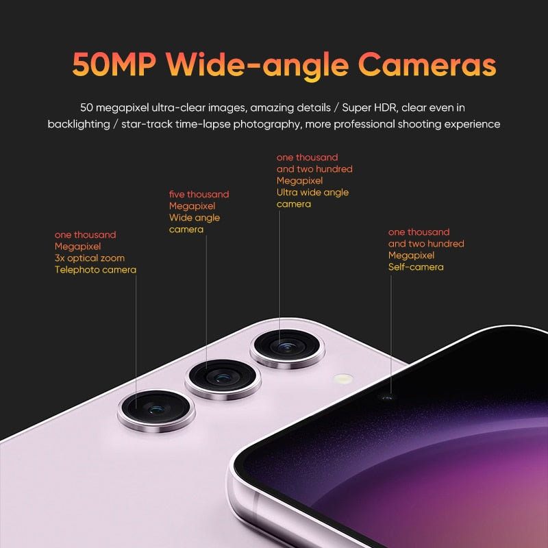 2023 Samsung Galaxy S23 5G Smartphone Qualcomm Sm8550-ac Snapdragon 8