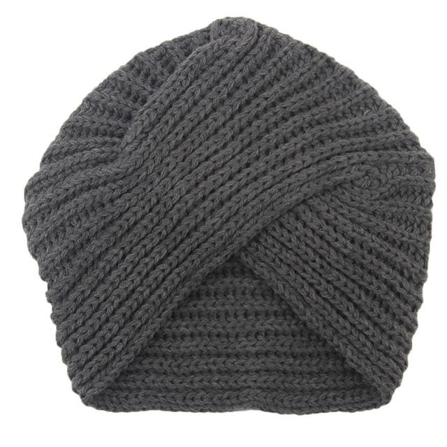 Fashionably knitted turban "Lola"