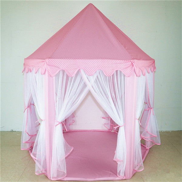 Play Tent Portable Princess Castle Children Activity Fairy House kids Funny Indoor Outdoor Playhouse Beach Tent Baby playing Toy