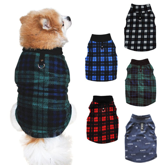 Autumn Winter Soft Fleece Dog Sweater Warm Clothes Puppy Outfit Pet Jacket Coat Clothing Dog Clothes For Small Dogs Chihuahua