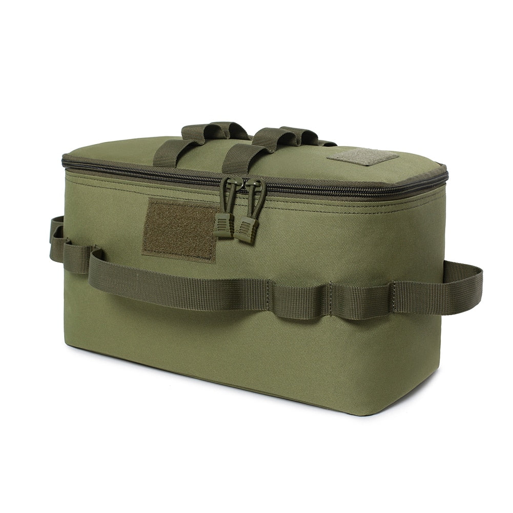 Outdoor Camping Gas Tank Storage Bag Large Capacity Ground Nail Tool Bag Gas Canister Picnic Cookware Utensils Kit Organizer