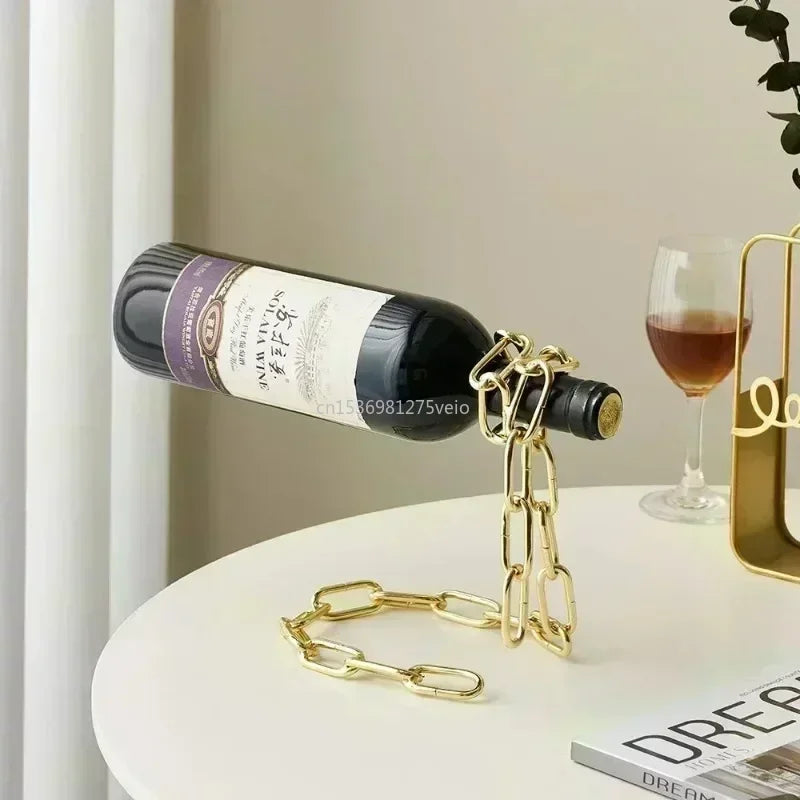 Chain Suspension Wine Rack