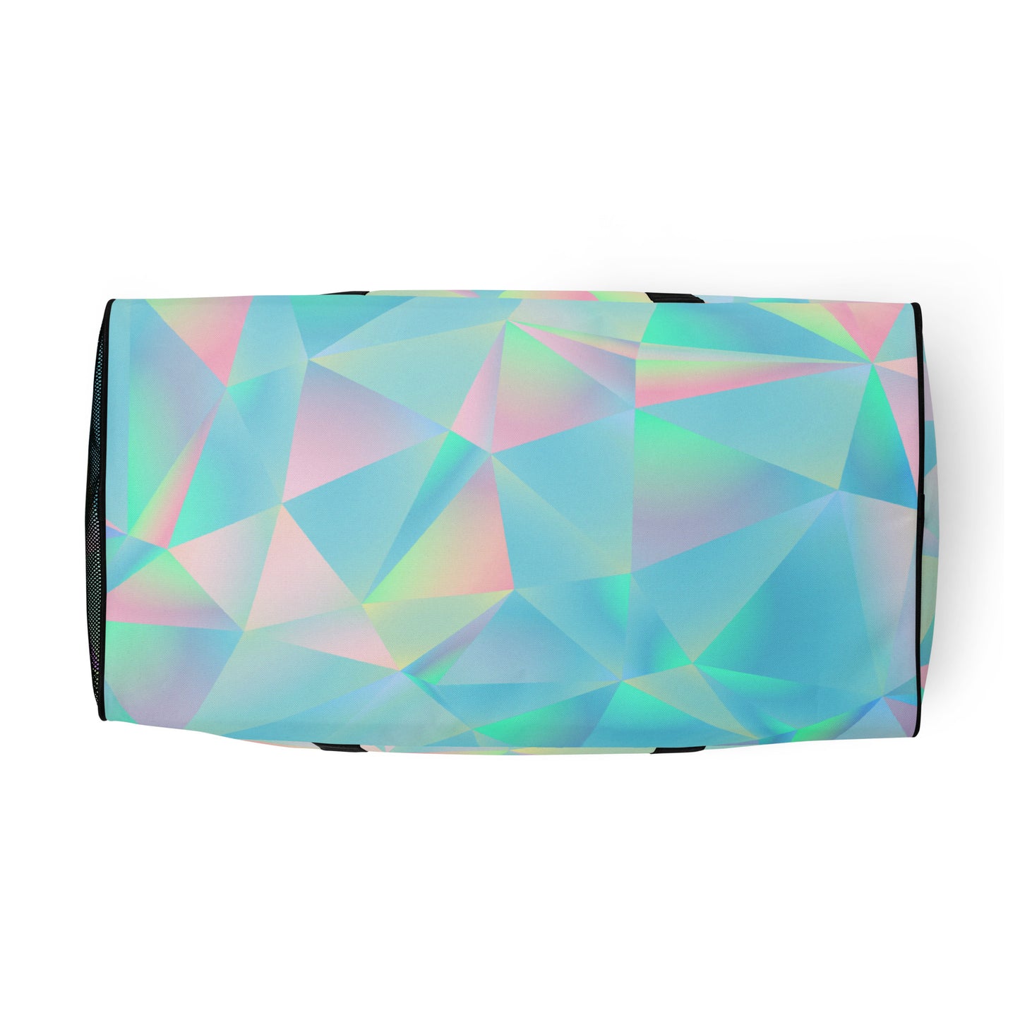 Neon Holographic Triangle Duffle bag