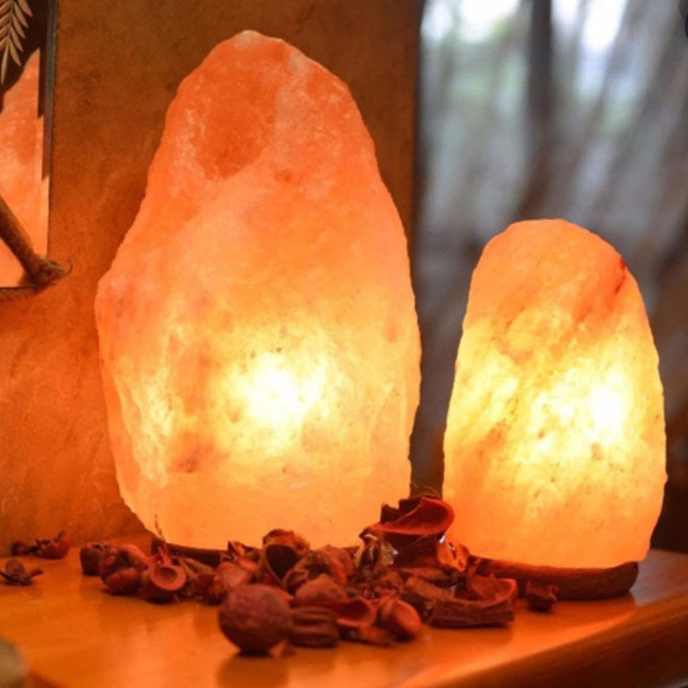 Himalayan Crystal Salt Lamp Natural Bedside Lighting (1pcs)