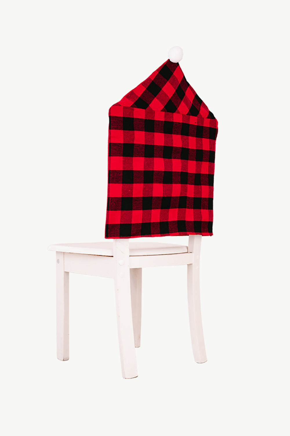 2-Pack Christmas Plaid Chair Covers