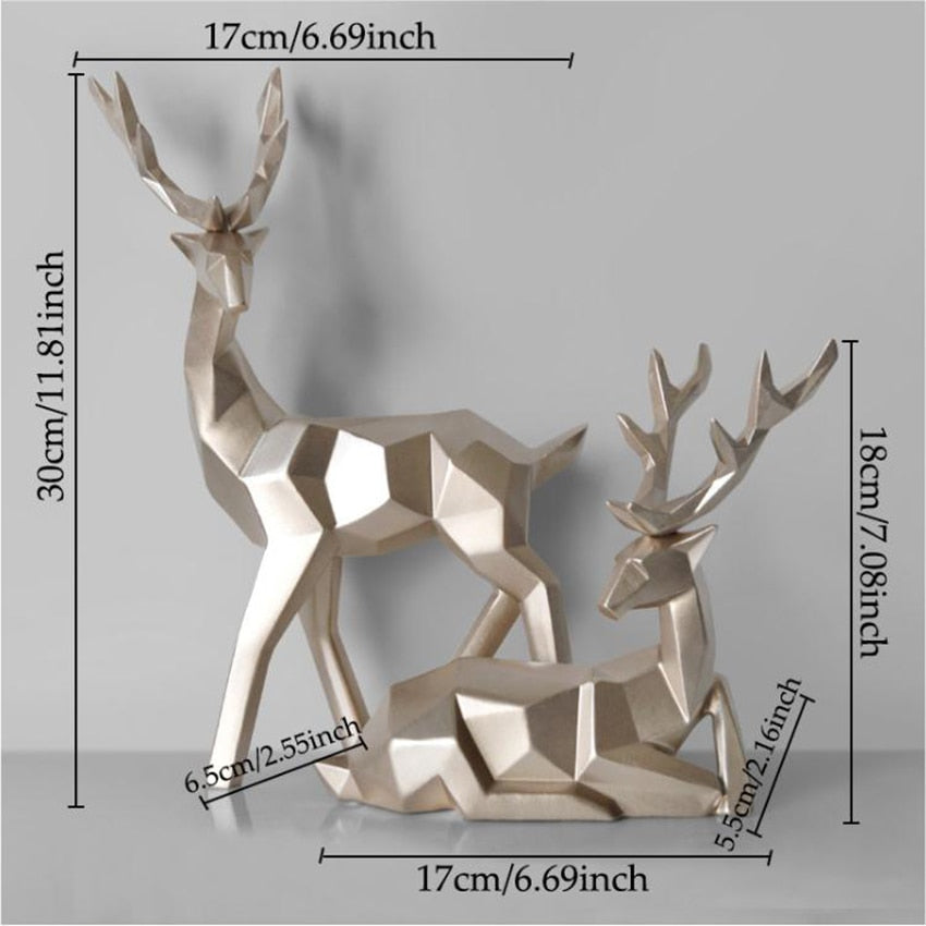 Reindeer Figurines Sculpture